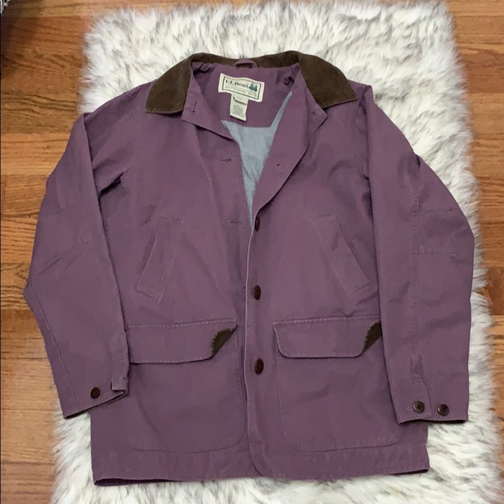 vintage l l bean purple jacket